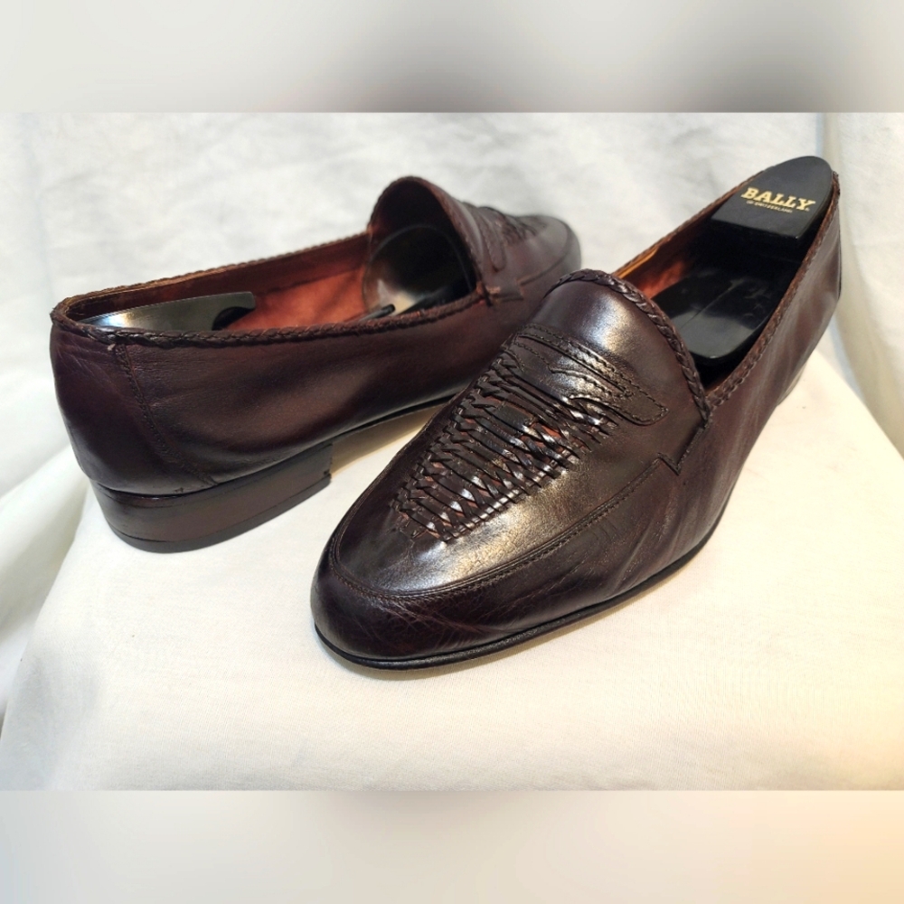 Bally Pisa MENS (Italy) Sz 9 M BURGUNDY